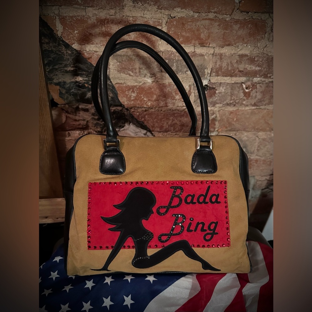 Sopranos Bada Bing strip club Purse Isabella Fiore Rare stripper night club